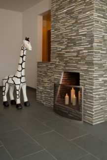 Natursteinverkleidung Kamin
